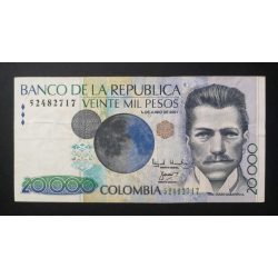 Colombia 20000 Pesos 2001 VF