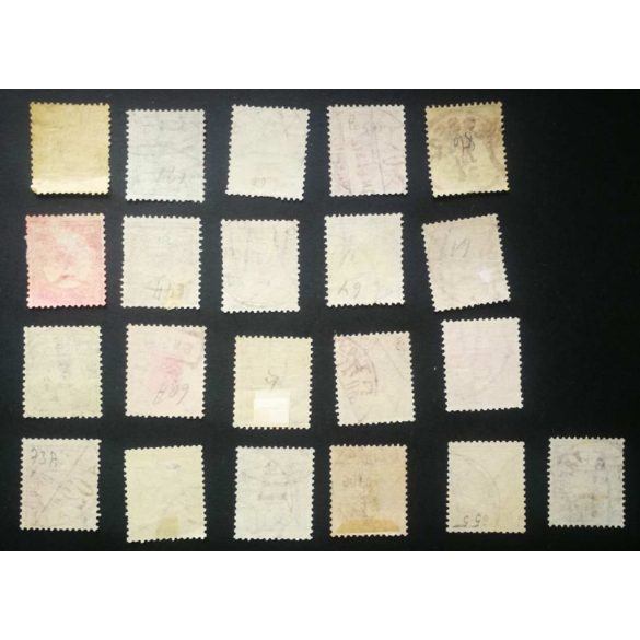 Hungary 1900 TURUL and King Franz Joseph 21 pcs full series perf. 12 : 11 3/4 used