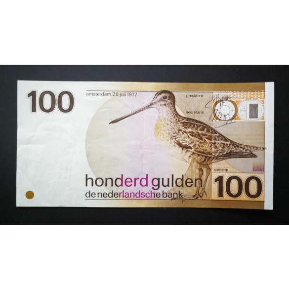 Netherlands 100 Gulden 1977 VF