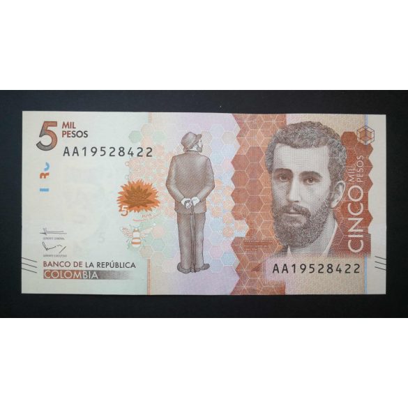 Colombia 5000 Pesos 2015 UNC