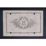 Germany Altona 10 Mark 1918 F