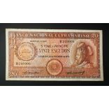 Sao Tome and Principe 20 Escudos 1958 F