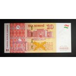 Tajikistan 10 Somoni 2018 Unc