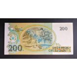 Brazil 200 Cruzeiros 1990 Unc