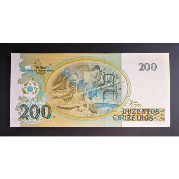 Brazil 200 Cruzeiros 1990 Unc