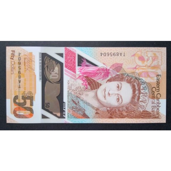 Eastern Caribbean States 50 Dollars 2019 UNC