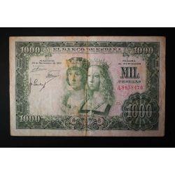 Spain 1000 Pesetas 1957 F