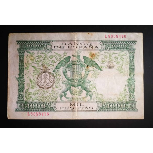 Spain 1000 Pesetas 1957 F
