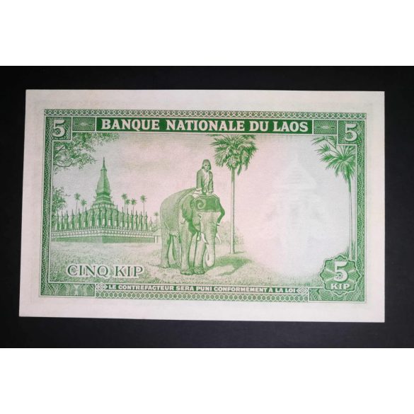 Laosz 5 Kip 1962 UNC-