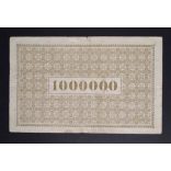 Germany 1 Million Mark Aachen 1923 F 