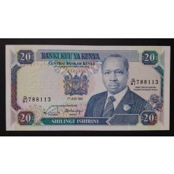 Kenya 20 Shillings 1991 Unc