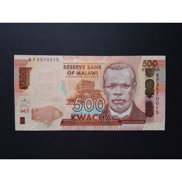 Malawi 500 Kwacha 2017 UNC