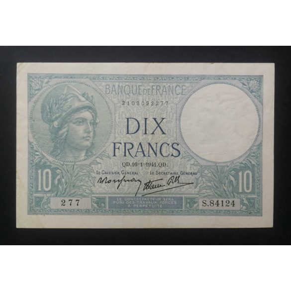 France 10 Francs 1941 VF