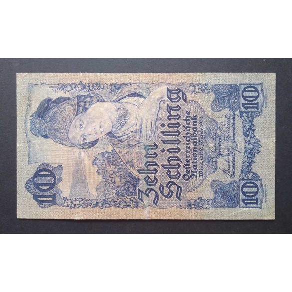 Ausztria 10 Schilling 1933 VF