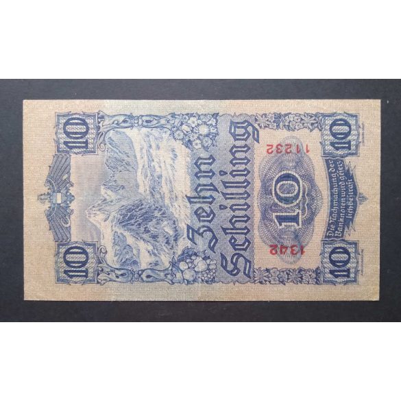 Ausztria 10 Schilling 1933 VF