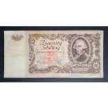 Ausztria 20 Schilling 1950 F