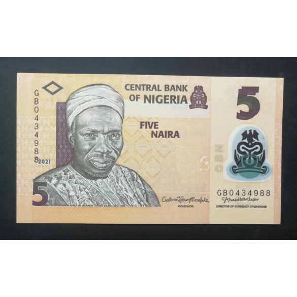 Nigeria 5 Naira 2021 UNC