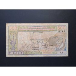 West African States Togo 500 Francs 1979 VG+