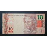 Brazil 10 Reais 2010 Unc 