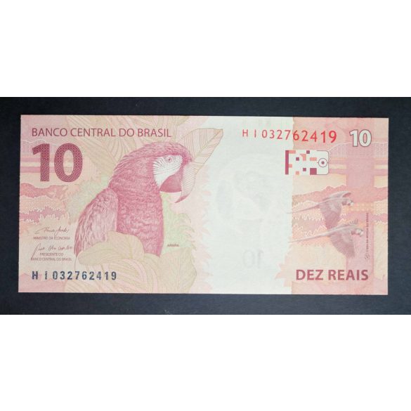 Brazil 10 Reais 2010 Unc 