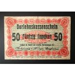 Németország 50 Kopeken Posen Lengyelország, Litvánia megszállás 1916 F