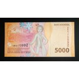 Indonesia 5000 Rupiah 2022 UNC