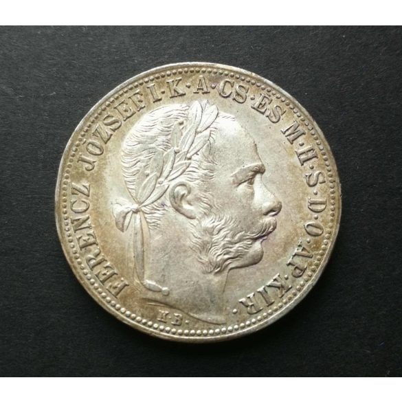 Magyarország Ferenc József 1 Forint 1883 KB, 12,3 g ezüst XF