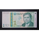 Tajikistan 1 Somoni 1999 UNC