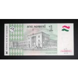 Tajikistan 1 Somoni 1999 UNC
