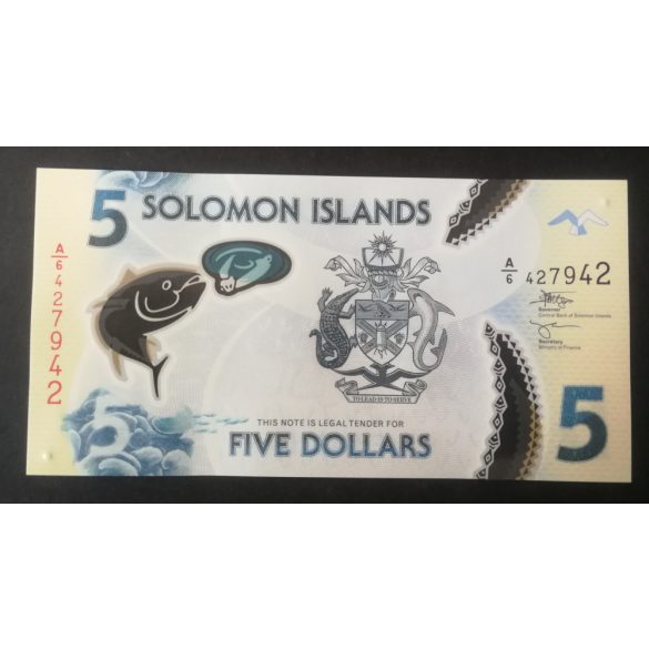 Solomon Islands 5 Dollars 2019/23 UNC