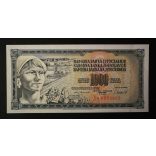 Yugoslavia 1000 Dinara 1981 Unc