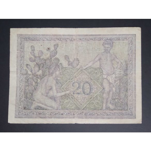 Algéria 20 Francs 1942 VG+