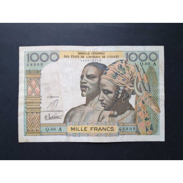 Nyugat-afrikai Államok 1000 Francs 1966 F+