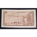 Kenya 5 Shillings 1972 VF