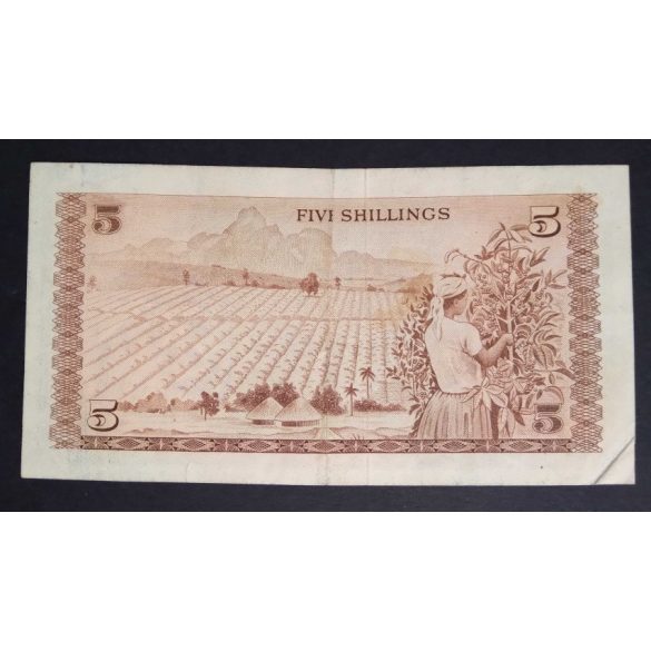 Kenya 5 Shillings 1972 VF