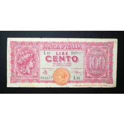 Italy 100 Lire 1943 F