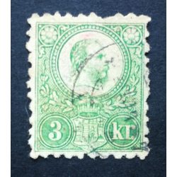 Magyarország 1871 Réznyomat 3 kr. foghiány G3