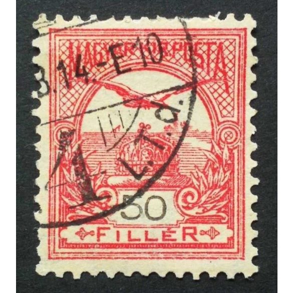 Hungary 1900 TURUL 50 F. perf. 12 : 11 3/4 used