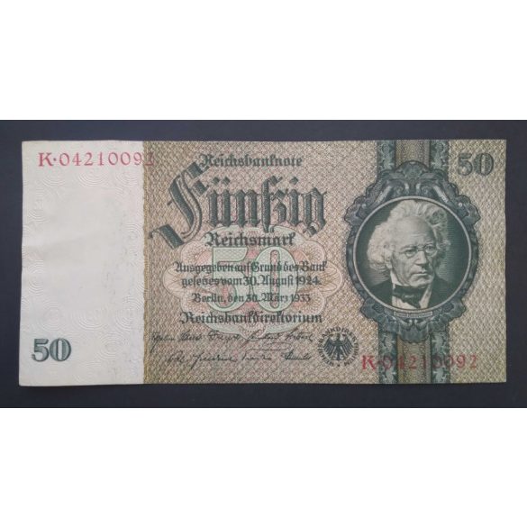 Germany 50 Reichsmark 1933 VF+