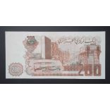 Algéria 200 Dinars 1983 UNC-