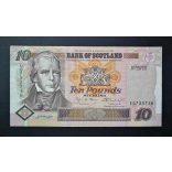 Scotland 10 Pounds Sterling 2001 VF