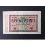 Germany 20000 Mark 1923 VF+