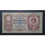 Hungary 50 Pengő 1932 VF