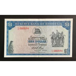 Rhodesia 1 Dollar 1970 XF+