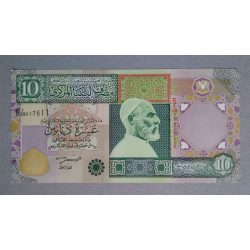 Líbia 10 Dinars 2002 UNC