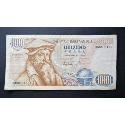 Belgium 1000 Francs 1967 F