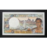 New Caledonia 500 Francs 1969-72 P-60a UNC