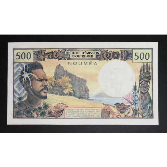 New Caledonia 500 Francs 1969-72 P-60a UNC