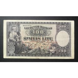 Lithuania 100 Litu 1928 F