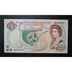 Man-Sziget 10 Pounds 2002 UNC 